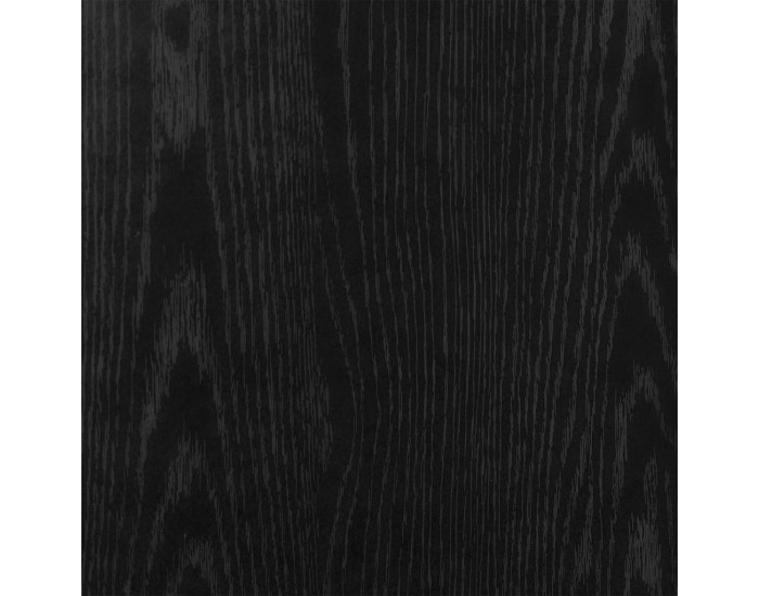 Sonata H CD шкафове, 2 бр, черно и дъб, 21x16x93,5 см, инженерно дърво