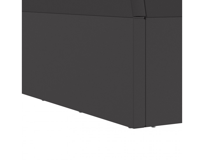 Sonata H Огнище Квадратно Черно 60x60x35 см Стомана Sonata H Огнище Квадратно Черно 60x60x35 см Стомана