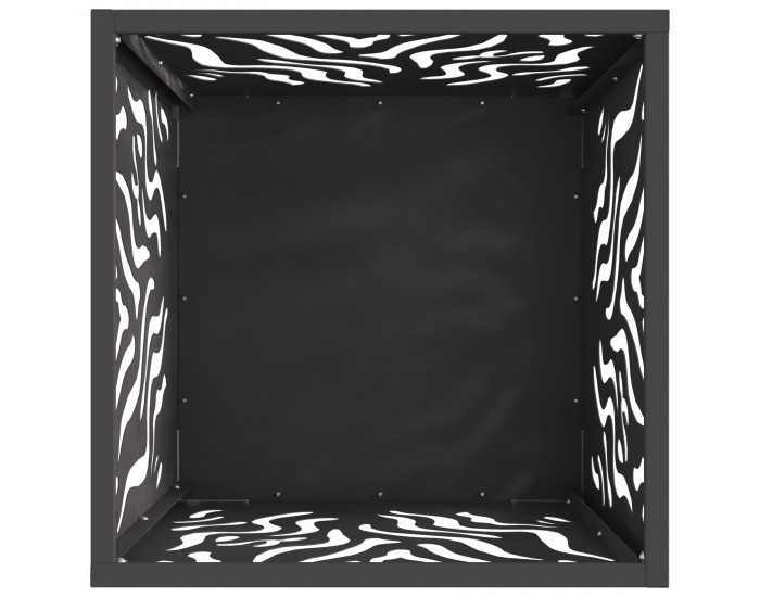 Sonata H Огнище Квадратно Черно 40x40x40 см Стомана Sonata H Огнище Квадратно Черно 40x40x40 см Стомана