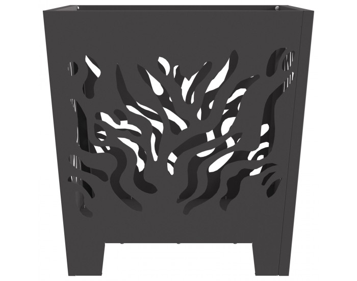 Sonata H Огнище Квадратно Черно 40x40x40 см Стомана Sonata H Огнище Квадратно Черно 40x40x40 см Стомана
