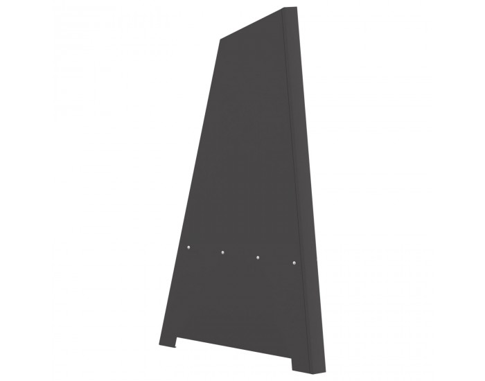 Sonata H Огнище Пирамида Черно 50x45x95 см Стомана