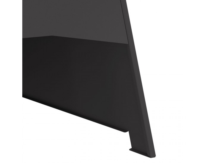 Sonata H Огнище Пирамида Черно 50x45x95 см Стомана