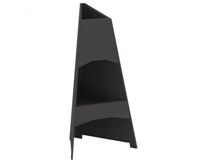 Sonata H Огнище Пирамида Черно 50x45x95 см Стомана