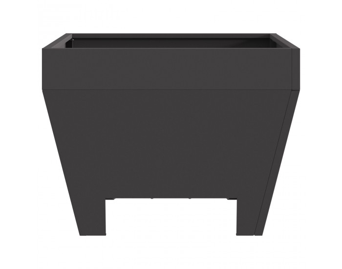 Sonata H Черно Квадратно Огнище 50x50x30 см от Стомана