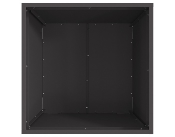 Sonata H Черно Квадратно Огнище 50x50x30 см от Стомана