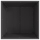 Sonata H Черно Квадратно Огнище 50x50x30 см от Стомана