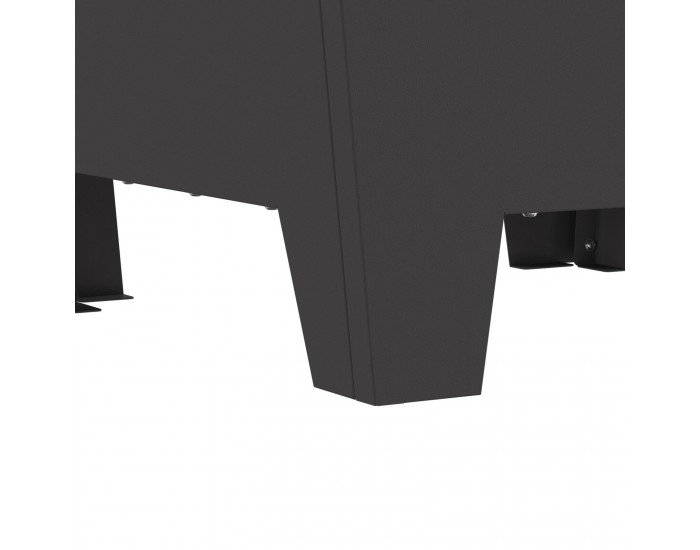 Sonata H Черно Квадратно Огнище 50x50x30 см от Стомана