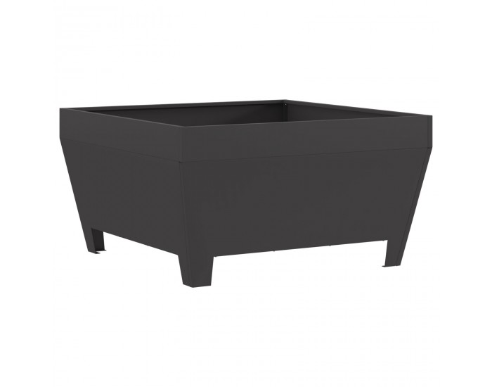 Sonata H Черно квадратно огнище 80x80x43 см от стомана Sonata H Черно квадратно огнище 80x80x43 см от стомана