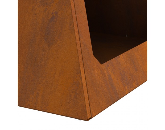 Sonata H Пирамида за огън 50x50x51 см Обработена стомана