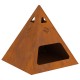 Sonata H Пирамида за огън 50x50x51 см Обработена стомана