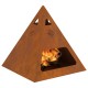 Sonata H Пирамида за огън 50x50x51 см Обработена стомана