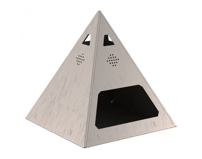 Sonata H Пирамида за огън 50x50x51 см Обработена стомана