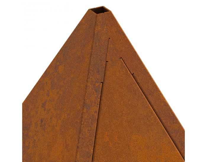 Sonata H Пирамида за огън 50x50x51 см Обработена стомана