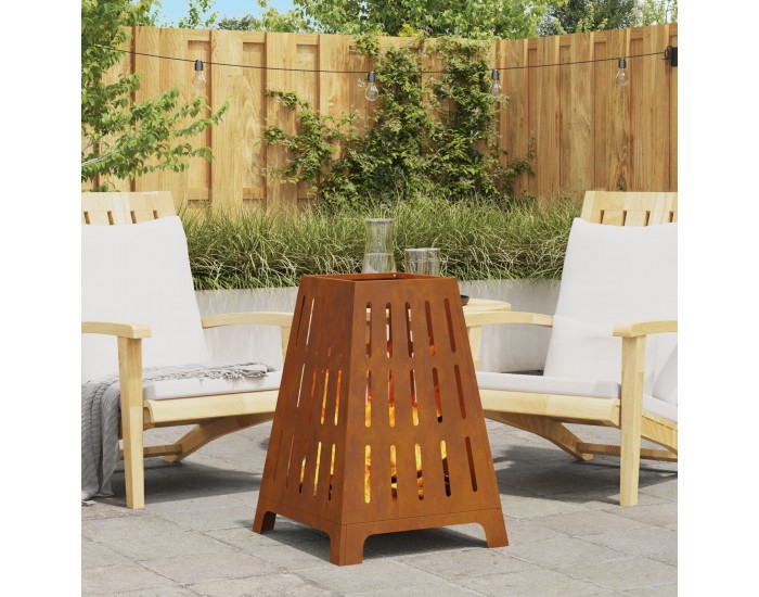 Sonata H Огнище Квадрат 50x50x70 см от Устойчив Стал