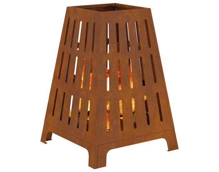 Sonata H Огнище Квадрат 50x50x70 см от Устойчив Стал