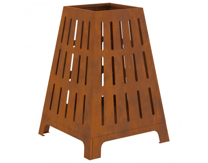 Sonata H Огнище Квадрат 50x50x70 см от Устойчив Стал