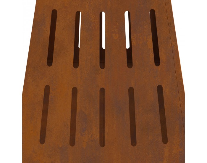 Sonata H Огнище Квадрат 50x50x70 см от Устойчив Стал