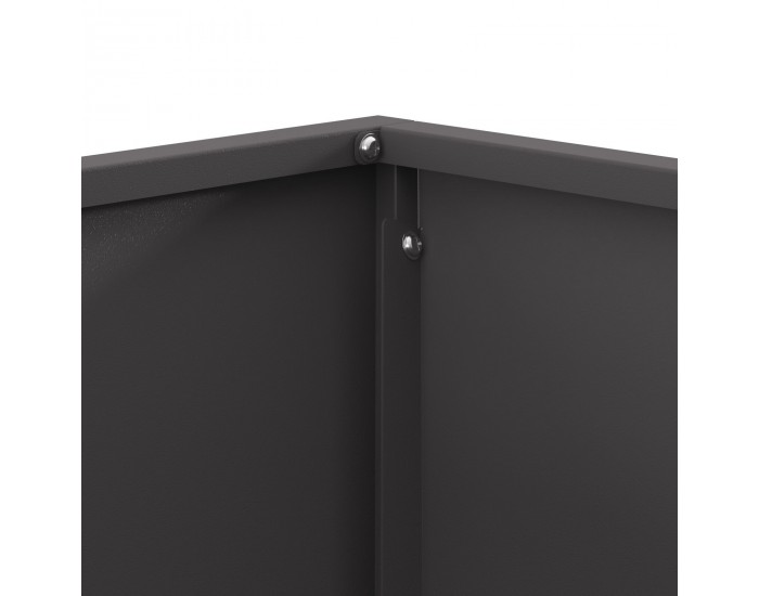 Sonata H Огнивце Квадратно Черно 60x60x30 см Стомана Sonata H Огнивце Квадратно Черно 60x60x30 см Стомана