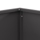 Sonata H Огнивце Квадратно Черно 60x60x30 см Стомана Sonata H Огнивце Квадратно Черно 60x60x30 см Стомана