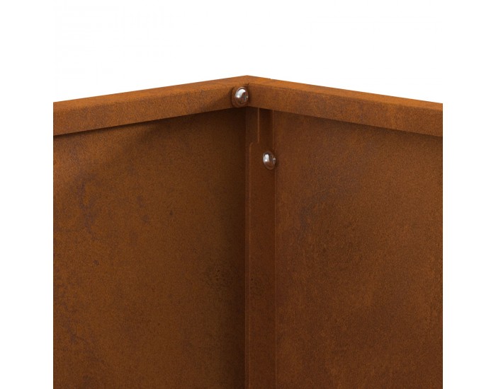 Sonata H Пожарна яма Квадратна 60x60x30 см от Обветрена стомана