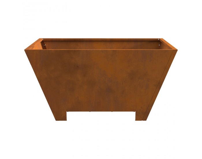 Sonata H Пожарна яма Квадратна 60x60x30 см от Обветрена стомана