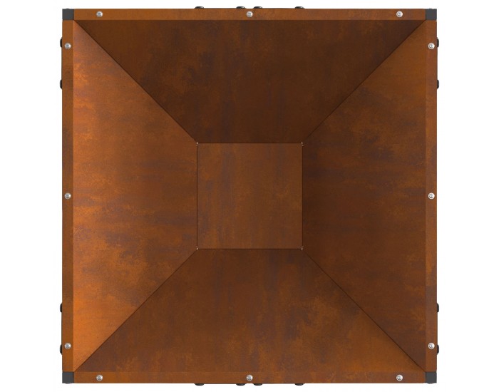Sonata H Огнище Квадратно 50x50x35 см от Обветрена Стомана Sonata H Огнище Квадратно 50x50x35 см от Обветрена Стомана