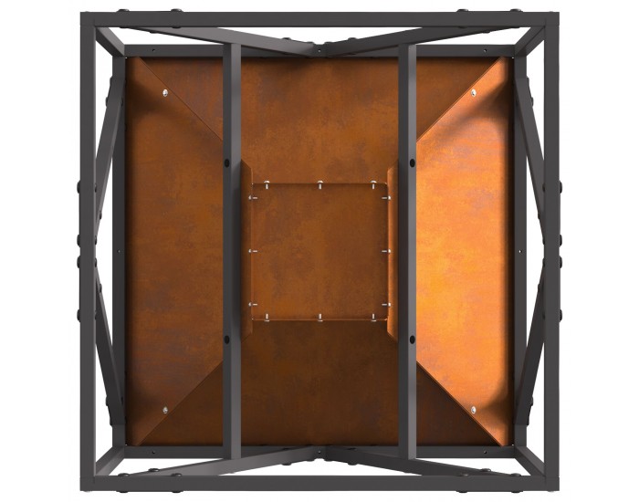 Sonata H Огнище Квадратно 50x50x35 см от Обветрена Стомана Sonata H Огнище Квадратно 50x50x35 см от Обветрена Стомана