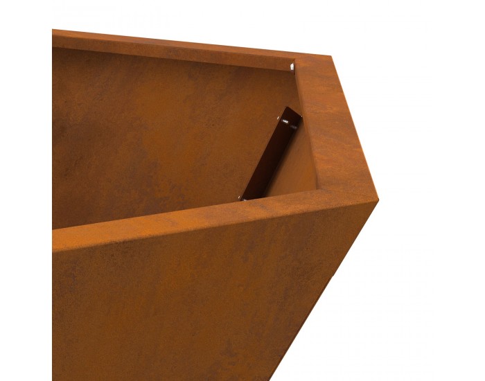 Sonata H Огнище Шестоъгълно 75x75x28 см от Временна Стомана