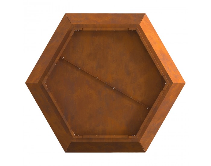 Sonata H Огнище Шестоъгълно 75x75x28 см от Временна Стомана