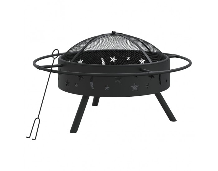 Sonata H Преносимо огнище с ръжен, 70 см, XXL, стомана