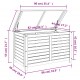 Sonata H Градинска кутия за съхранение 90x48x55 см евкалипт масив Sonata H Градинска кутия за съхранение 90x48x55 см евкалипт масив