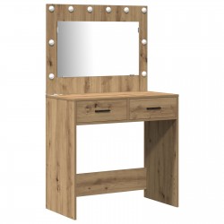 Sonata H 2 Часов комплект тоалетка с LED в Artisan Oak инжектирана дървесина - Тоалетки и Огледала