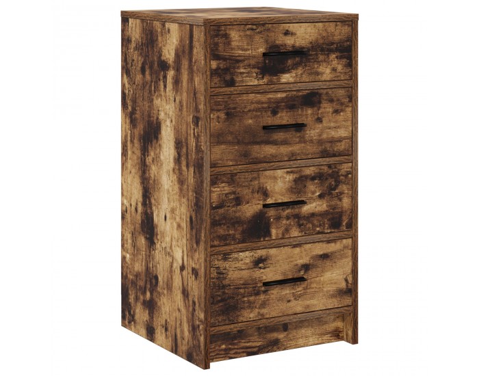 Sonata H 3-чавен комплект за тоалетка с LED в опушено дъбово дърво