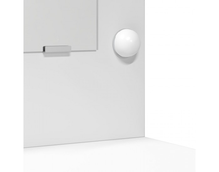 Sonata H Комплект тоалетка с LED - бяло инженерно дърво