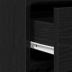 Sonata H 3 части тоалетка комплект с LED черно инженерно дърво Sonata H 3 части тоалетка комплект с LED черно инженерно дърво