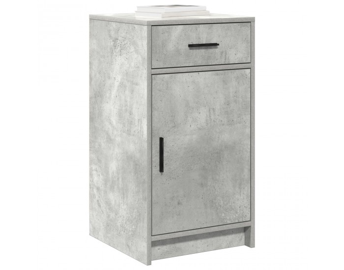 Sonata H 3 Частен Комплект Тоалетка с LED Сив Конструиран Дървен