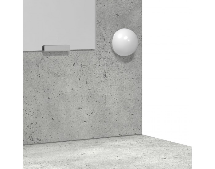 Sonata H 3 Частен Комплект Тоалетка с LED Сив Конструиран Дървен