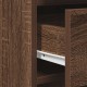 Sonata H 3-частен комплект тоалетна масичка с LED лампа Черен дъб Инженерна дървесина Sonata H 3-частен комплект тоалетна масичка с LED лампа Черен дъб Инженерна дървесина
