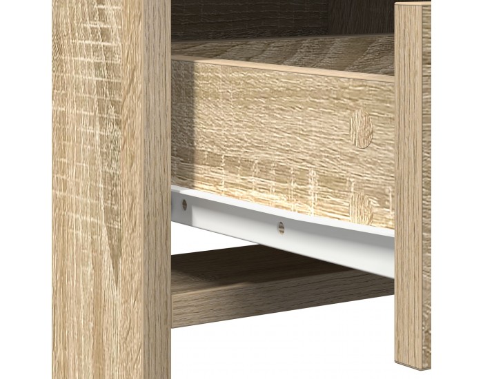 Sonata H 2 Часов комплект тоалетна маса с LED от Сонома дъбова инженерна дървесина