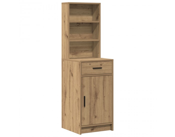 Sonata H Комплект с 2 части тоалетка с LED от инженерна дървесина с цвят Artisan Oak