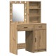 Sonata H Комплект с 2 части тоалетка с LED от инженерна дървесина с цвят Artisan Oak