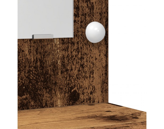 Sonata H 3 частен комплект за тоалетна маса от старо дърво и инженерно дърво