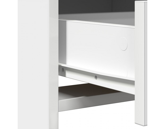 Sonata H 3 Частен Комплект Тоалетна Маса Бяла Инженерна Дървесина