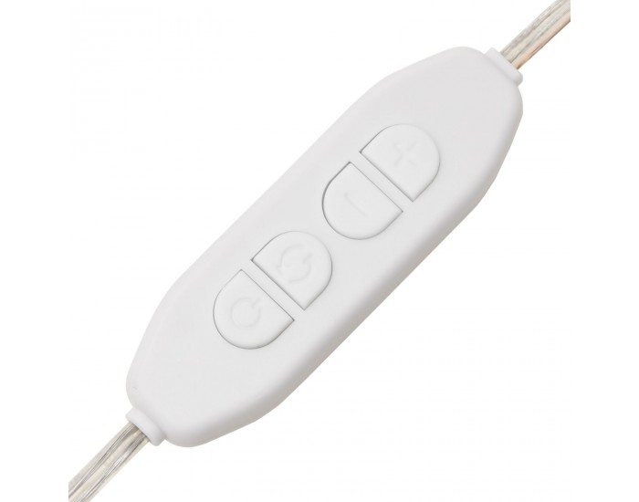 Sonata H Тоалетна маса с огледало и LED светлини от старо дърво