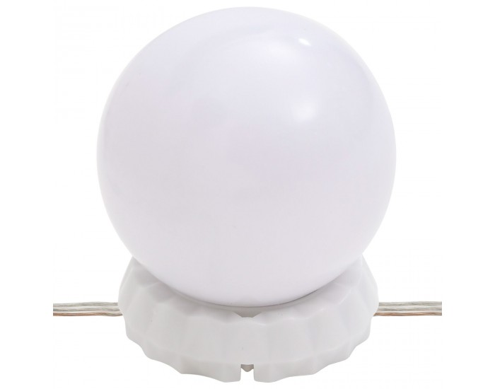 Sonata H Тоалетна маса с огледало и LED светлини от старо дърво