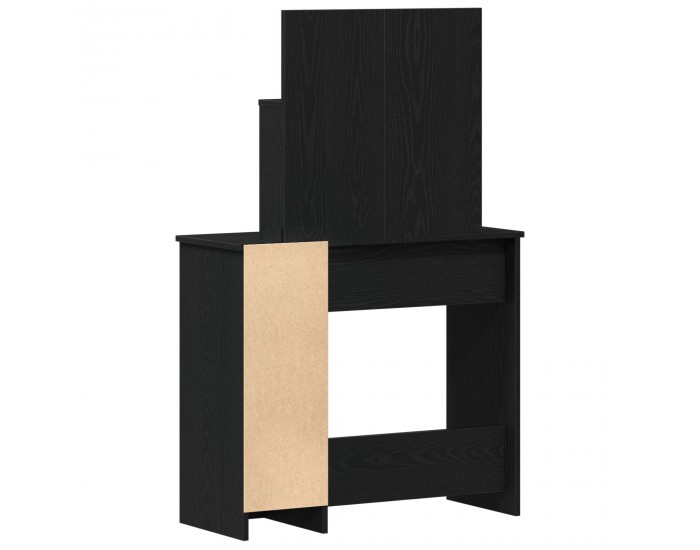 Sonata H Черен дъб тоалетна маса с огледало - 86.5 x 35 x 136 см