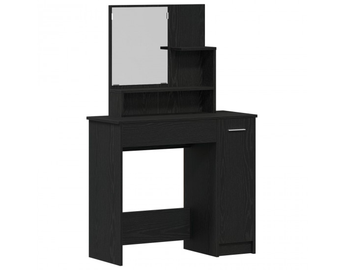 Sonata H Черен дъб тоалетна маса с огледало - 86.5 x 35 x 136 см