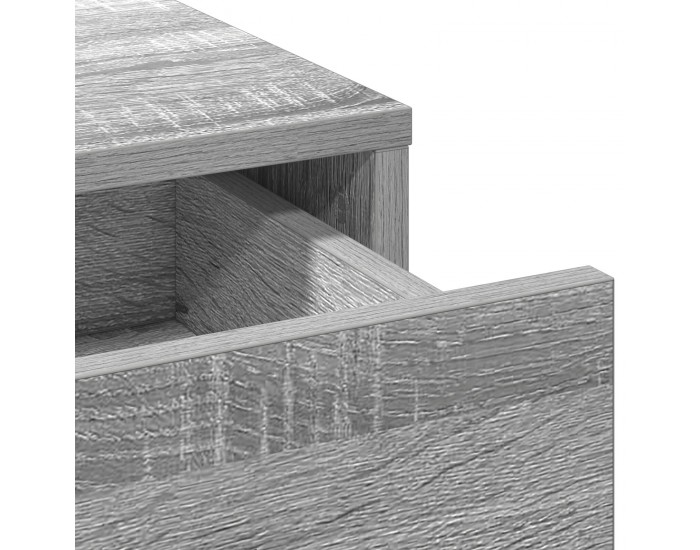 Sonata H Тоалетка  с LED осветление Сив сонома 78.5x41x135 см