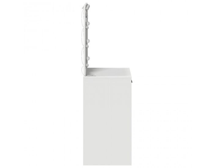 Sonata H Тоалетна маса  с LED светлини Бяла 50x41x135 см