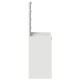 Sonata H Тоалетна маса  с LED светлини Бяла 50x41x135 см